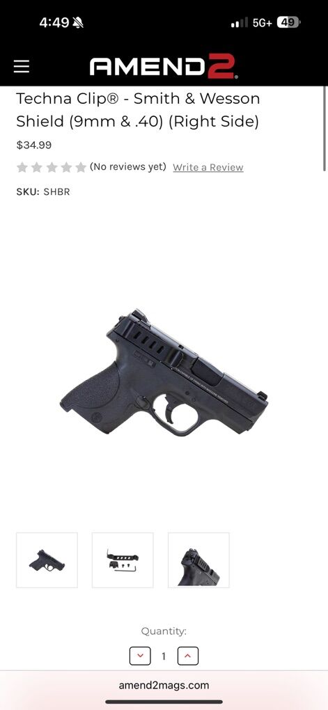 Techna Clip M&P Shield