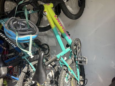 Shrink Pueblo 2.0 Kids' Mountain Bike - Yellow/Teal, 20-inch Wheels
