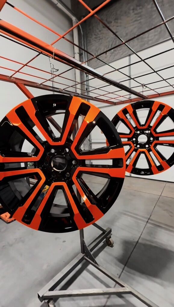 Trade Powder Coating Work For 6 Lug Gmc Wheels