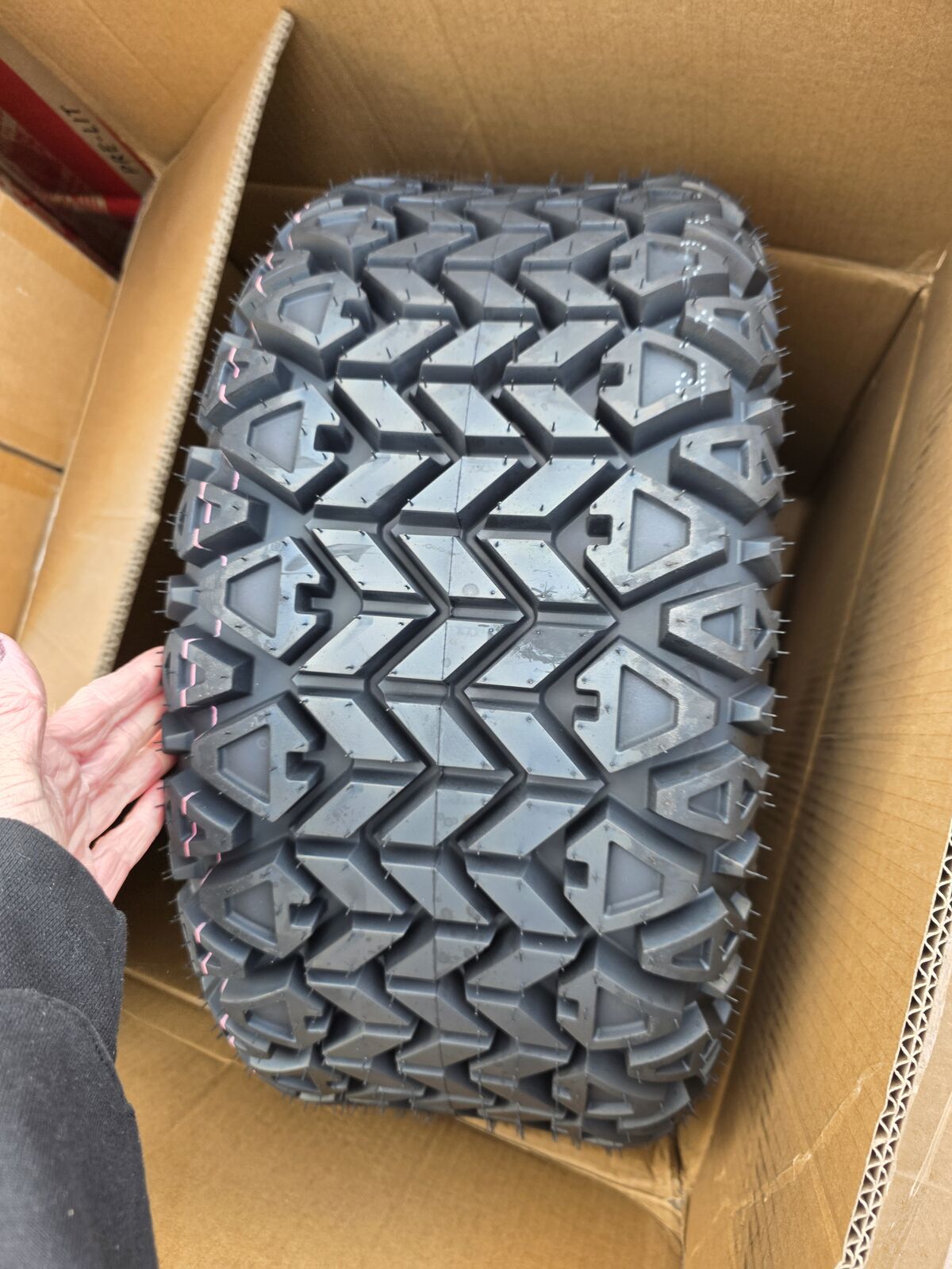 Set of 2 - 25x10.00-12 6 Ply Tires