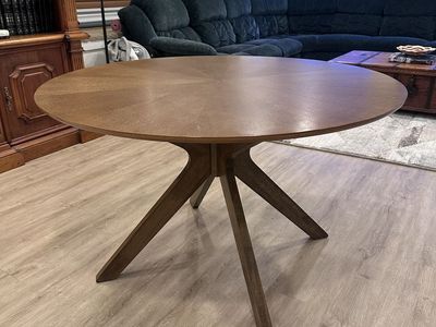 Midcentury Modern Wood Dining Table