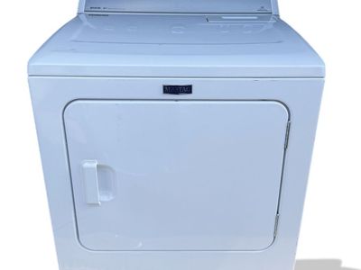 Maytag MEDB855DW 7.0 cu. ft. White Electric Dryer with Wrinkle Prevent