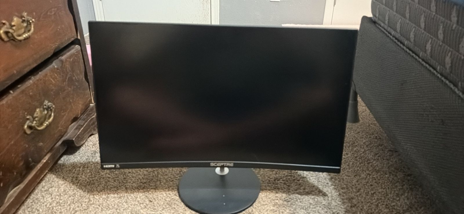 Sceptre C24 Curved 24" 75Hz Full HD HDMI LED Monitor for Gaming or Office