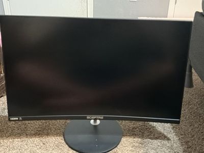 Sceptre C24 Curved 24" 75Hz Full HD HDMI LED Monitor for Gaming or Office