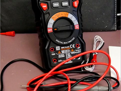 Kaiweets HT118A Black Auto Ranging Handheld 6000 Counts Digital Multimeter & Probes!
