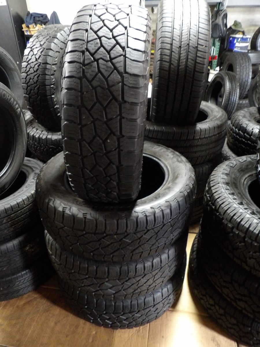 245/60R18 BACK COUNTRY A/T SET OF USED TIRES