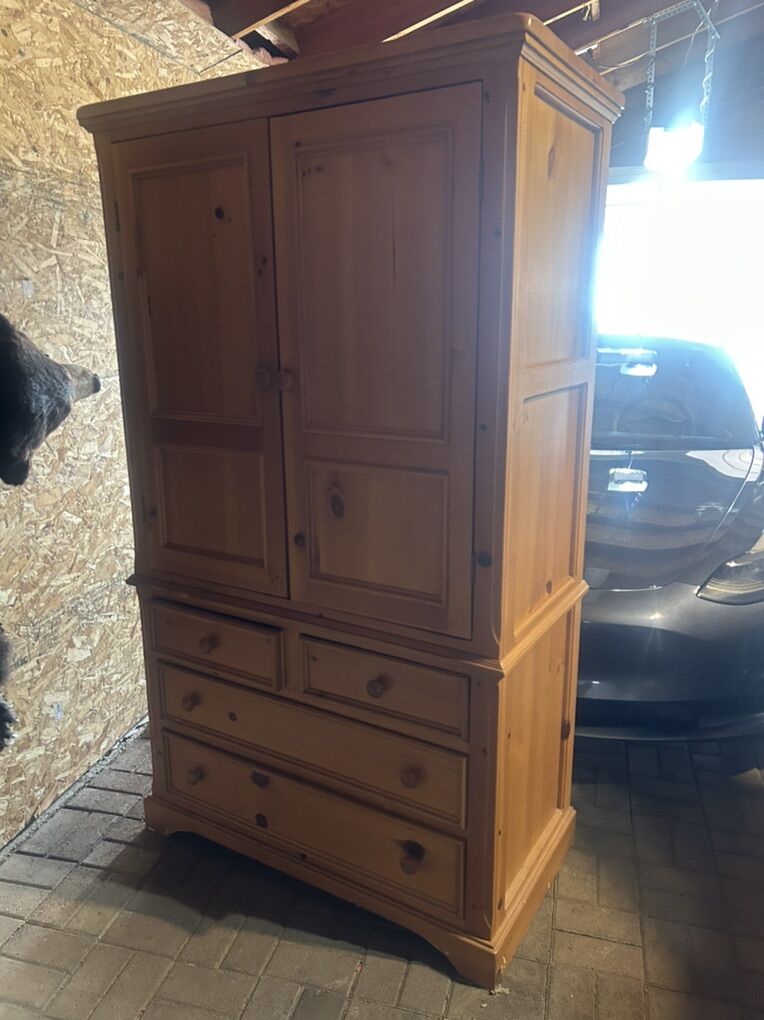 Large Pine Armoire