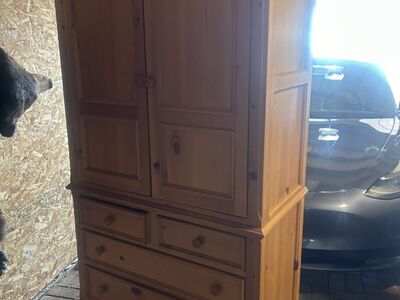 Large Pine Armoire