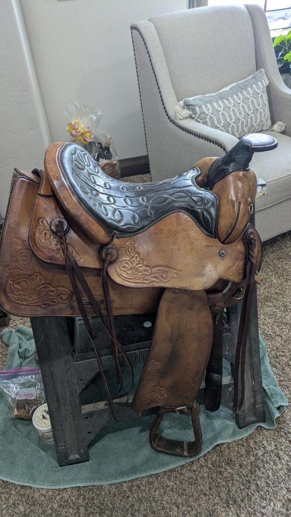 Buford saddle  C.W. Cross bros