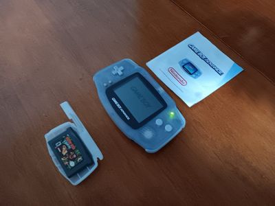 Nintendo Game Boy Advance Console System - Clear & Donkey Kong Country (Nintendo Game Boy Advance, 2003) Tested. Excellent Condi