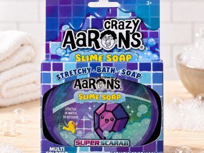 Crazy Aaron's Slime Soap Super Scarab Stretchy Bath Soap 3.53 oz New!!!