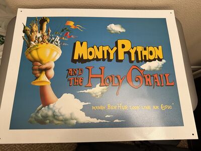 16”x13” Monty Python Metal Sign/Poster