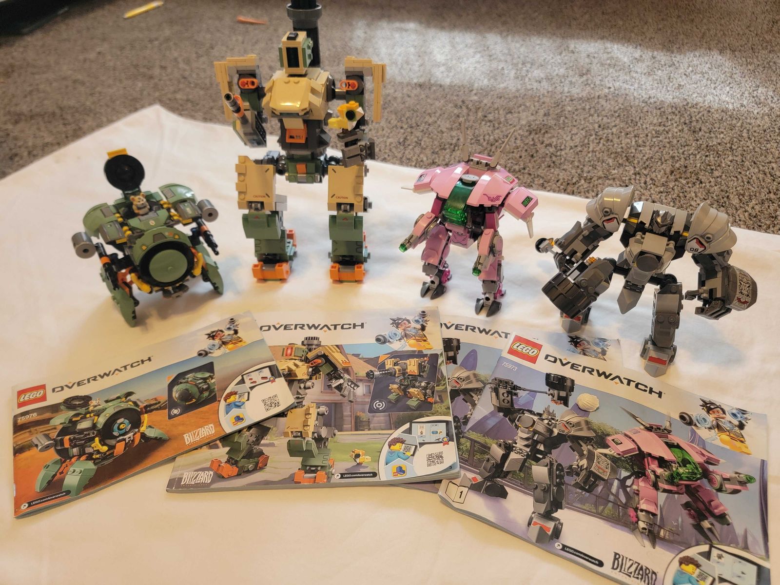 Lego Overwatch Bundle (Bastion, Wrecking Ball, D.Va & Reinhardt)