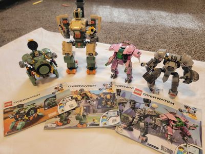 Lego Overwatch Bundle (Bastion, Wrecking Ball, D.Va & Reinhardt)