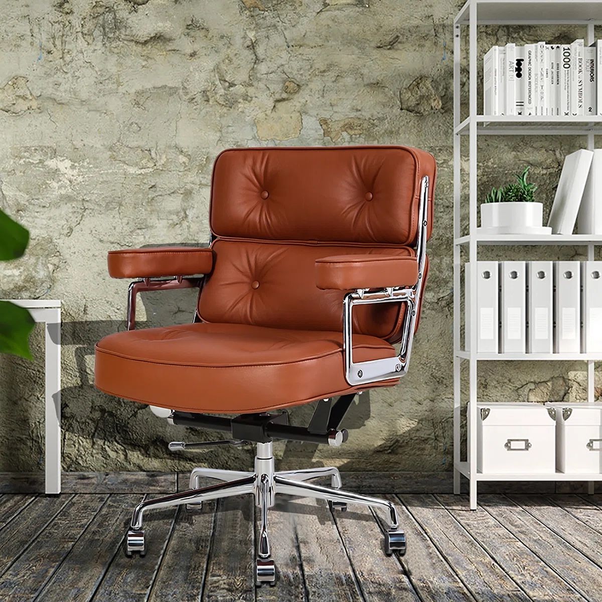 NEW Mid-Back Leather Executive Office Chairs
