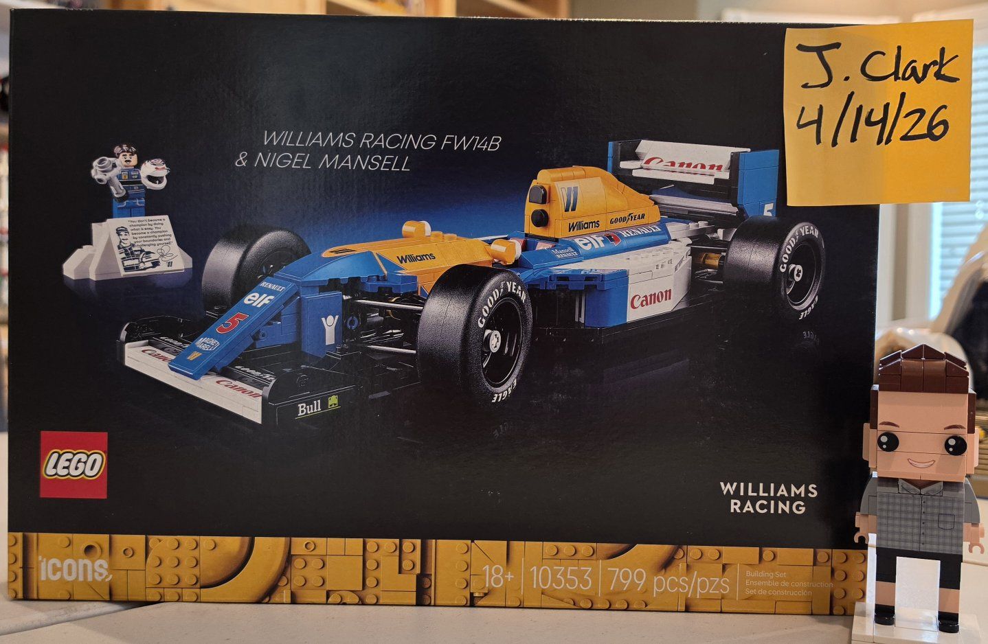 LEGO Set 10353 - Williams Racing & Nigel Mansell