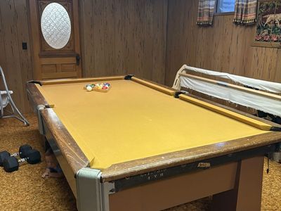 Vintage Pool Table + Accessories – $300 OBO