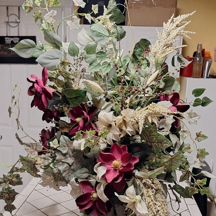 Beautiful Silk Flower Arrangement