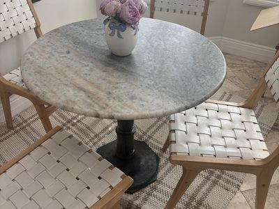 Marble table and chairs