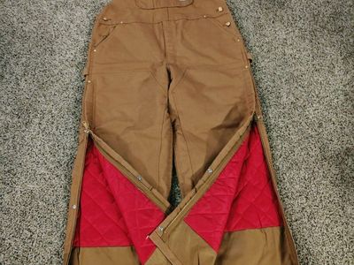 Men's Carhartt insulated Double knee Overalls