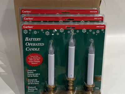 Flameless Candle set / Carlon Three Tier Candle Set