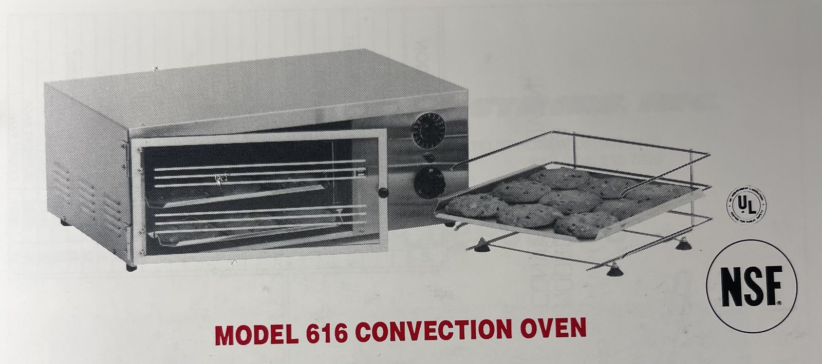 WISCO Convection Commercial Cookie Oven