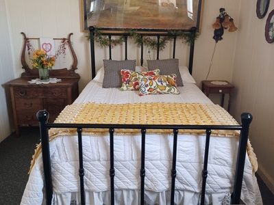 Antique Brass Bed w/mattress