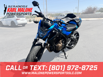 2018 Honda CB500F ABS Candy Blue/Matte Black - UH0