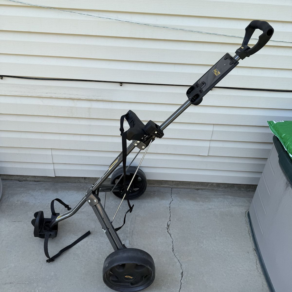 BagBoy M-300 Folding Golf Push Cart Black 2-Wheel Pull Cart