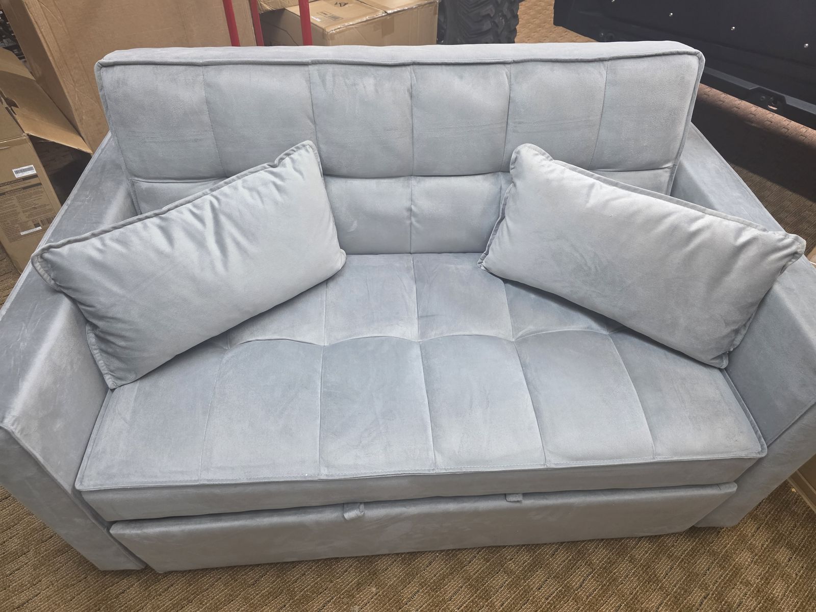 3 In 1 Velvet Convertible Sofa Bed, Pull Out Couch