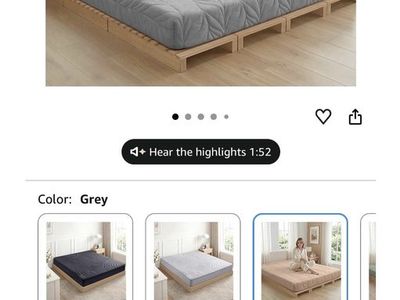 6” Japanese floor mattress