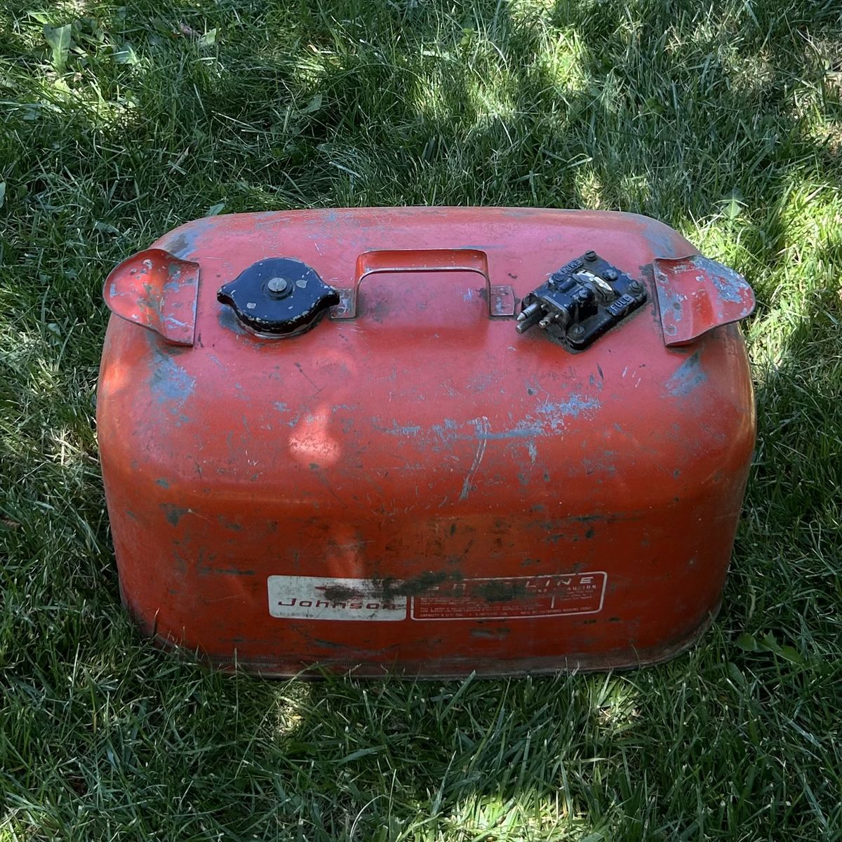 Vintage Johnson Outboard Motor Fuel Tank - 6 Gallon