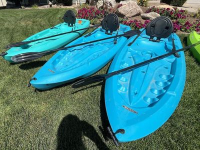 Lifetime Kayaks with paddles for Sale