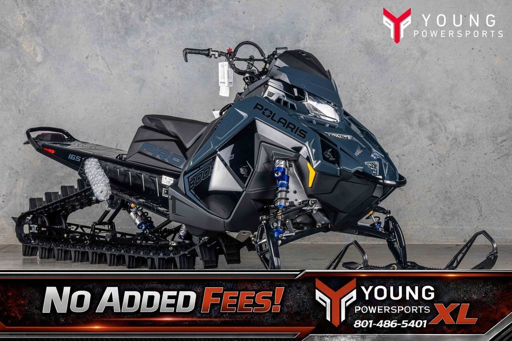 2026 Polaris® Patriot Boost PRO RMK 165 Gloss Black / Blue Dusk