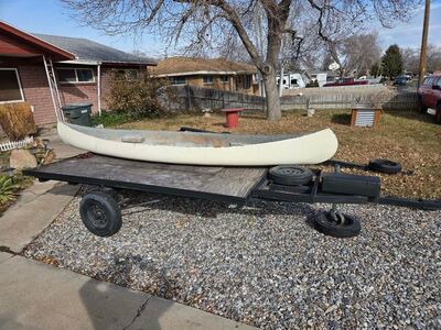 Flatbed utility trailer for salee