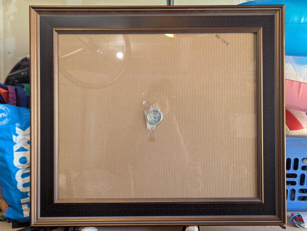 Large Ornate Brown & Bronze Picture Frame - New, Ready for Your Artwork