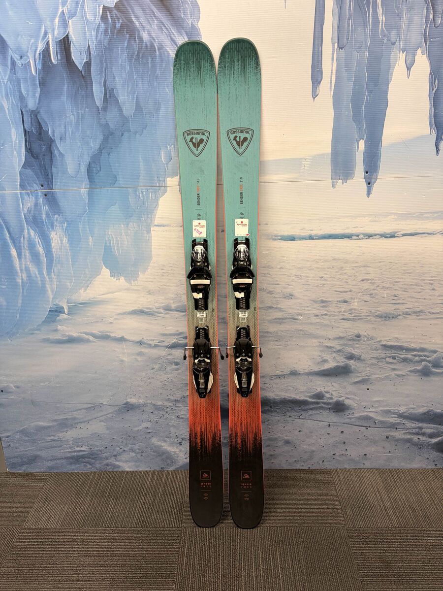Used 2025 Rossignol Sender Free 110 Ski w/ Look Express 12 Demo Bindings - 168CM (Copy)