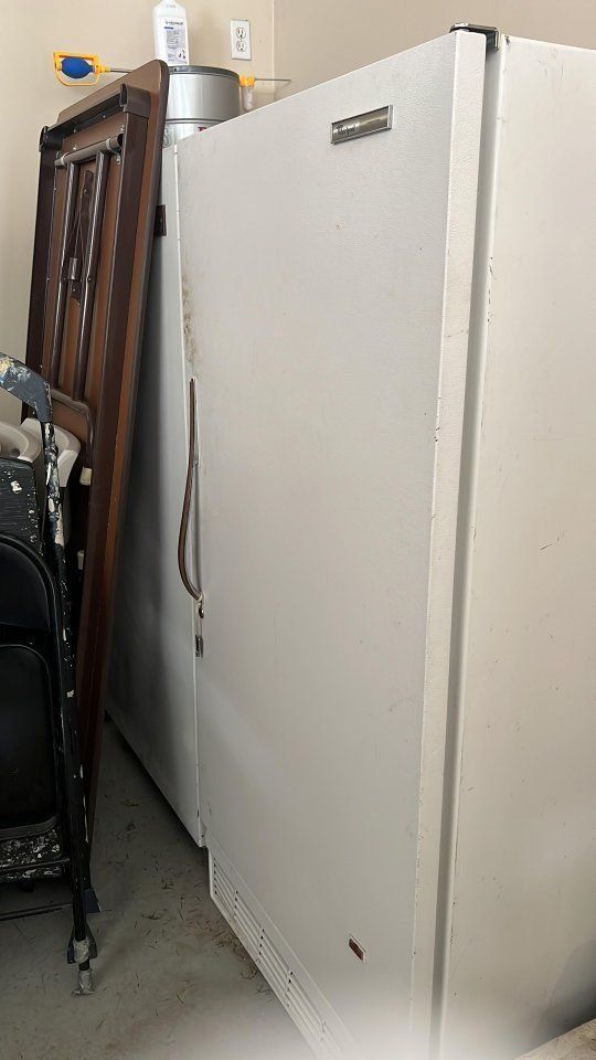 Frigidaire White Upright Freezer - Large Capacity, Reliable Storage