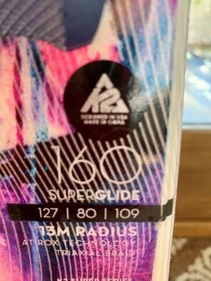 K2 Superglide skis.  Size 6.5 160 Glide - Womens