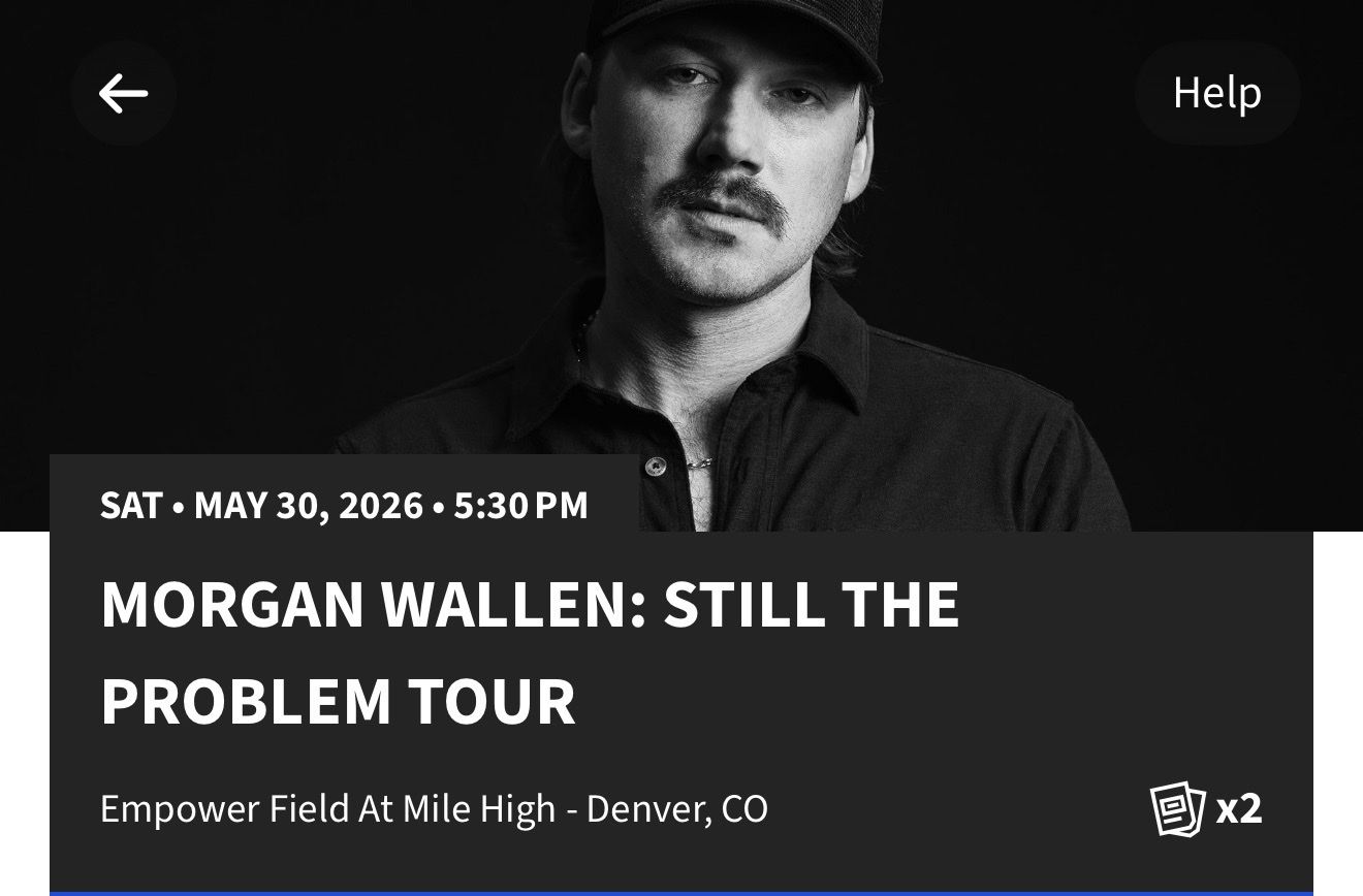 Morgan wallen Colorado concert tickets