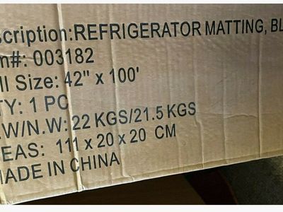 Refrigerator Matting Black