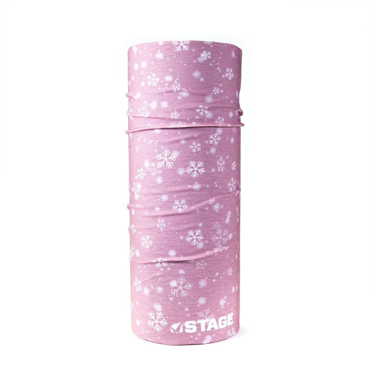 STAGE Face Tube - Pink Snow Flake