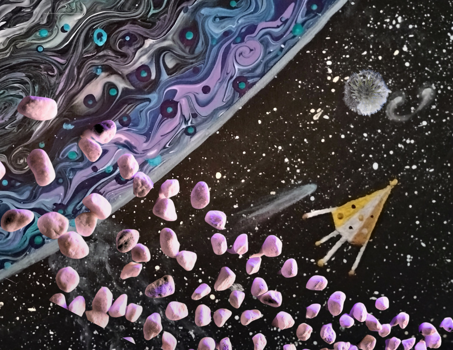 2 outer space - Canvas Prints