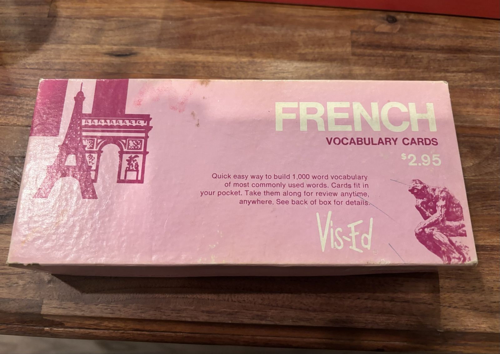 Vintage Vis-Ed French Vocabulary Cards