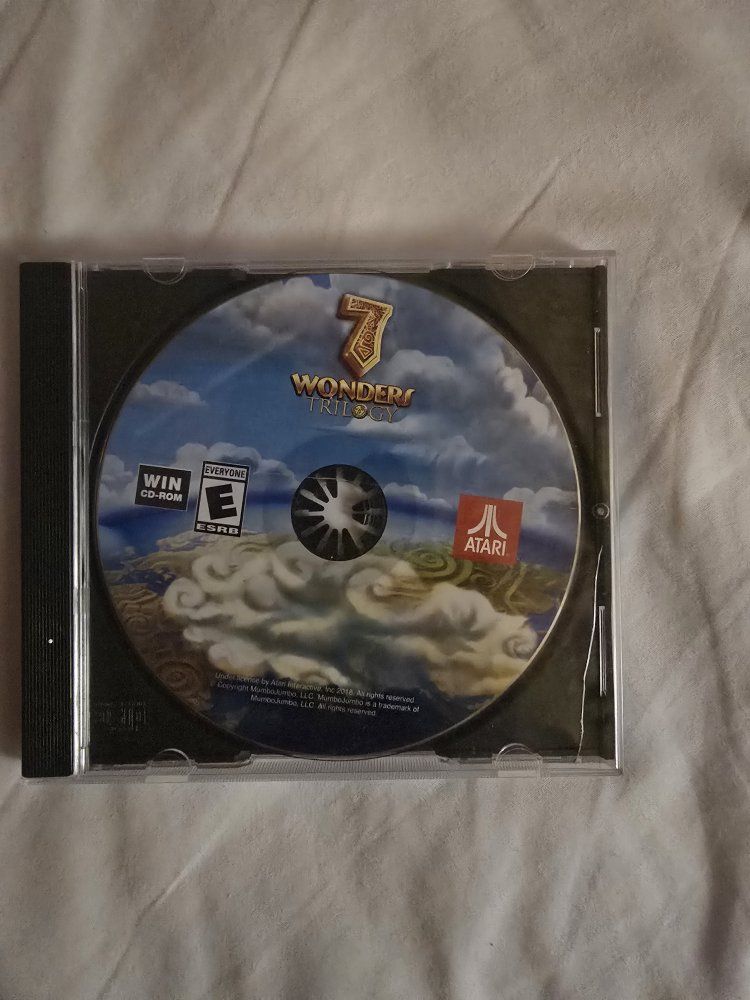 7 Wonders Trilogy PC Game CD-ROM for Windows - Atari MumboJumbo ESRB Everyone