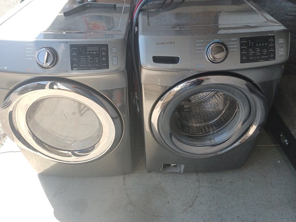 Samsung front load washer dryer set