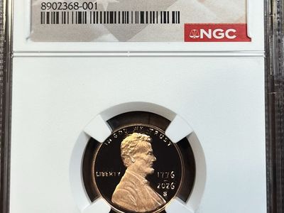 NGC PF 70 RD Ultra Cameo 1776-2026 S 1C First Releases Proof Cent2026-S PF70 Ultra Cameo Penny