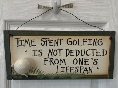 Golfing Sign