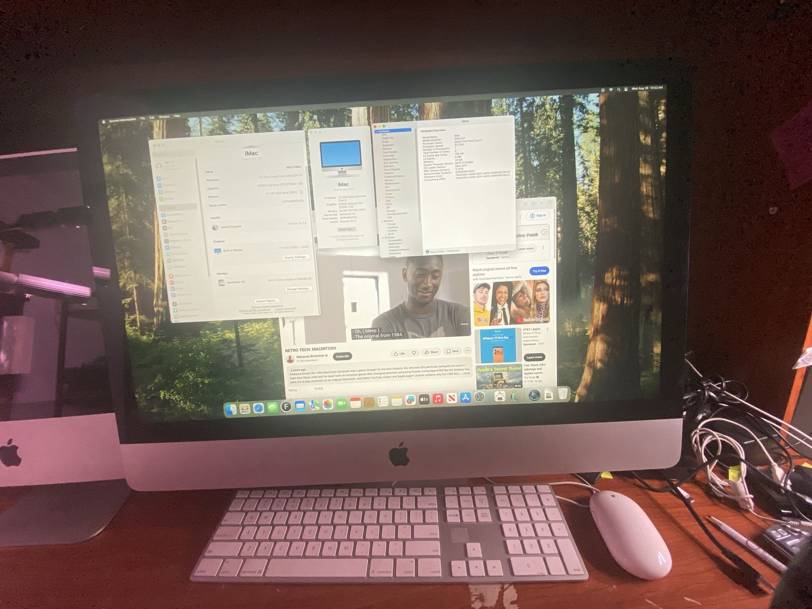 Apple iMac 27-inch 3.2GHz Quad-Core i5, 24GB RAM, 1TB HDD - Used Good