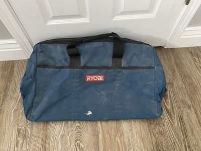 X-Large Wide Mouth Blue Ryobi Tool Bag Carry Case